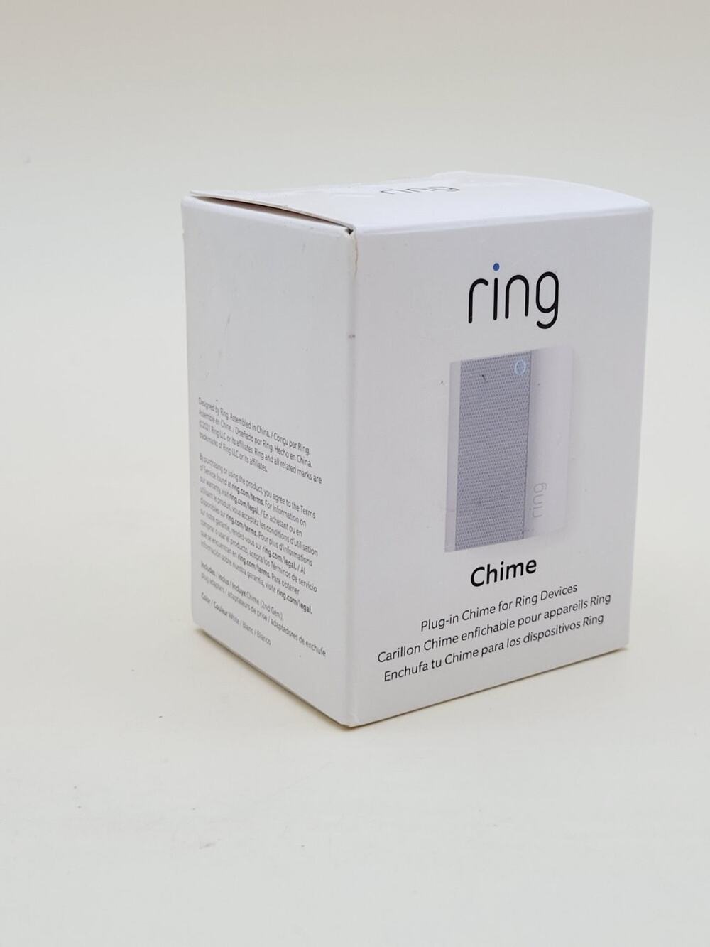 Ring Chime (2nd Gen) Plug-in Smart Doorbell White In-Home Alerts